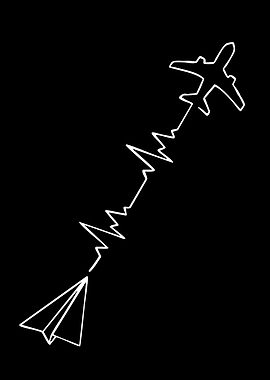 Paper Airplane to Jet Plane Heartbeat