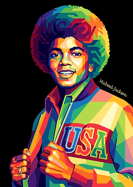 Michael Jackson Pop Art Portrait