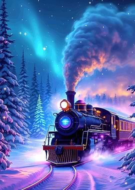 Magical Winter Train Journey