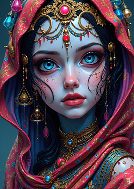 Enchanting Arabian Princess Portrait