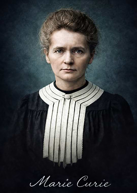 Portrait of Marie Curie
