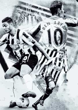 Hatem Ben Arfa Football Collage