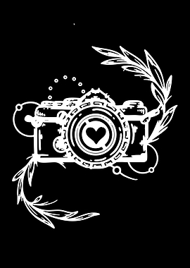 Camera with Floral Embellishments