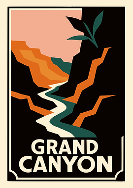 Grand Canyon Travel Poster