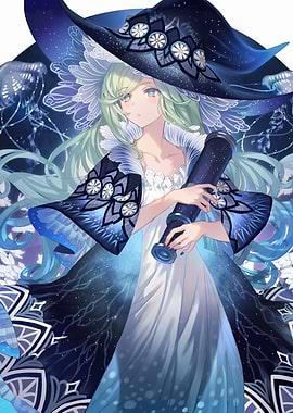 Celestial Witch with Telescope