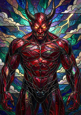 Stained Glass Demon