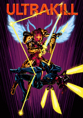 Ultrakill Warrior Fighting Art