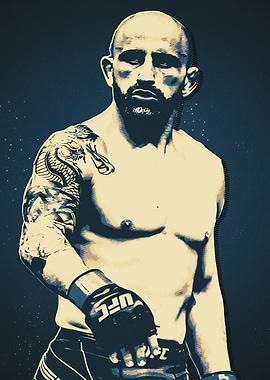 UFC Fighter Alexander Volkanovski Portrait