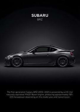 Dark Subaru BRZ Car
