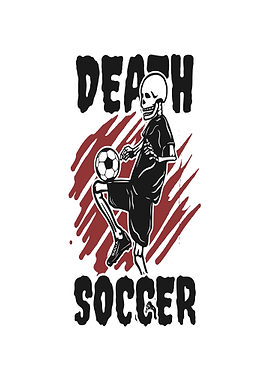 Death Soccer Skeleton Graphic