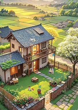 Idyllic Japanese Countryside Home