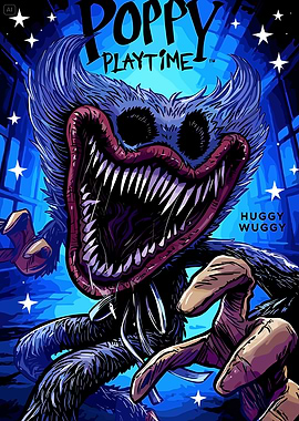 Poppy Playtime Huggy Wuggy Poster