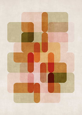 Colorful Retro Overlapping Transparent Shapes 02