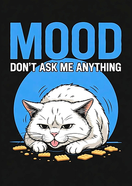 Lazy Cat with Cookies