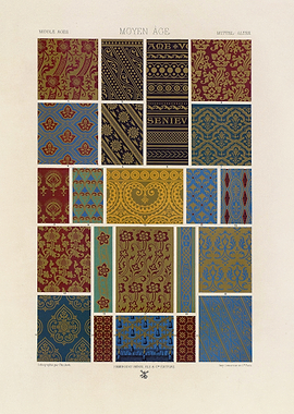 Medieval Textile Patterns