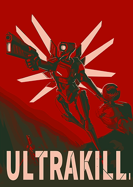 Ultrakill Robot Poster