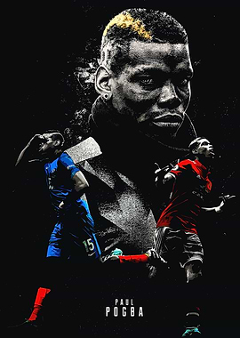 Paul Pogba Football Art
