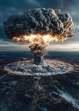 Nuclear Explosion Mushroom Cloud
