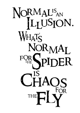 Normal is an Illusion Quote
