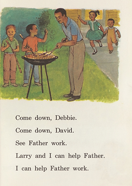 Family Barbecue Scene