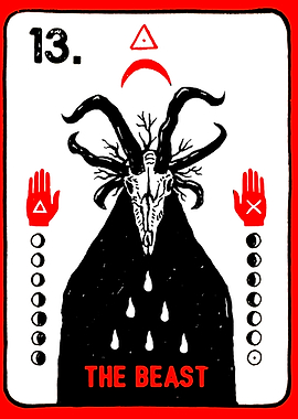 The Beast Tarot Card