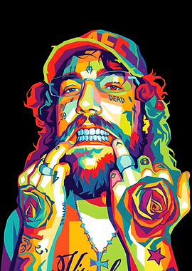 Colorful Portrait of a Man