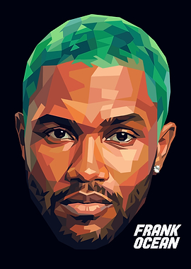 Frank Ocean Pop Art Portrait