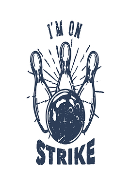 Bowling Strike Graphic