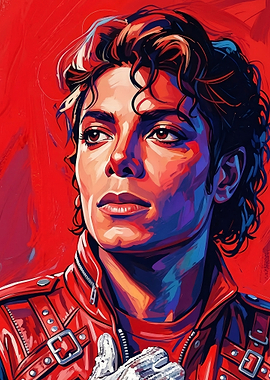 Michael Jackson Pop Art Portrait