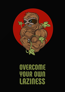 Muscular Sloth Overcoming Laziness