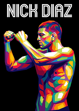 Nick Diaz WPAP Art