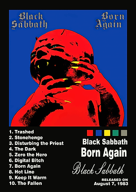 Black Sabbath Born Again Album Art