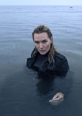 Kate Winslet in the water