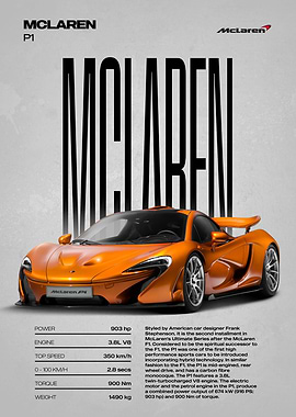 McLaren P1 Supercar