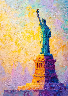 Statue Of Liberty Oil Painting