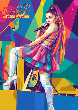 Ariana Grande Pop Art