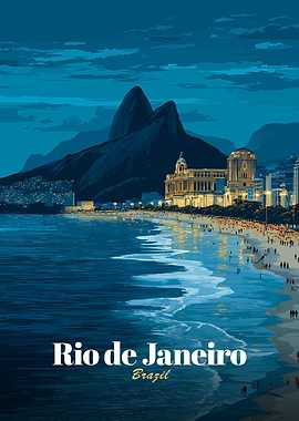 Rio de Janeiro at Night