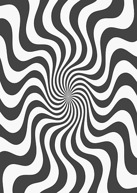 Black and White Swirl Pattern