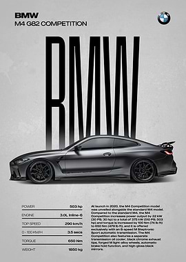 BMW M4 G82 Competition Car