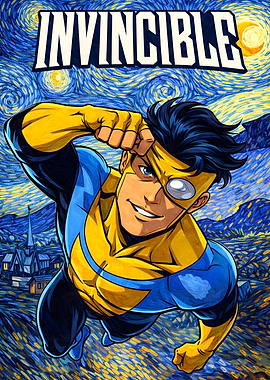 Invincible in Starry Night Style