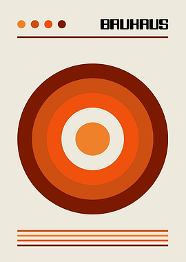 Bauhaus Abstract Circles