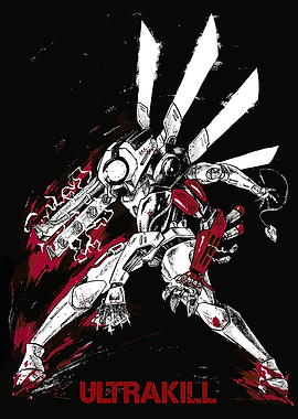 Ultrakill Robot Game Artwork