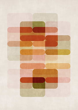 Colorful Retro Overlapping Transparent Shapes 03