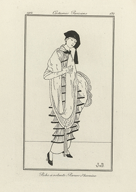 1912 Parisian Fashion Illustration