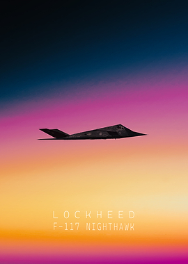Lockheed F-117 Nighthawk Sunset