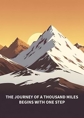 Mountain Journey Inspirational Quote