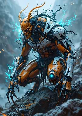 Cybernetic Monster with Electric Energy
