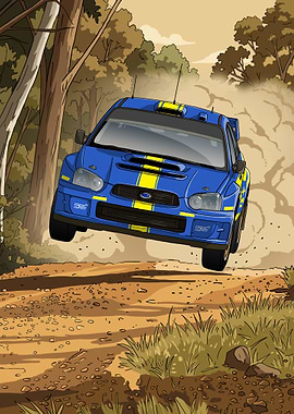 Subaru Impreza WRX STI Rally Car