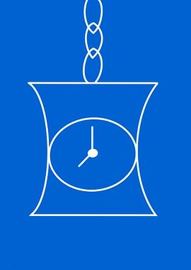 Minimalist Clock with Chain