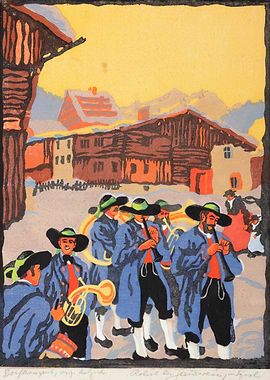 Alpine Village Band in Winter